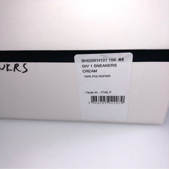 $895 Mens Givenchy "Giv 1 Lite" Runner Sneakers Cream/White Shoes - Picture 4 of 9